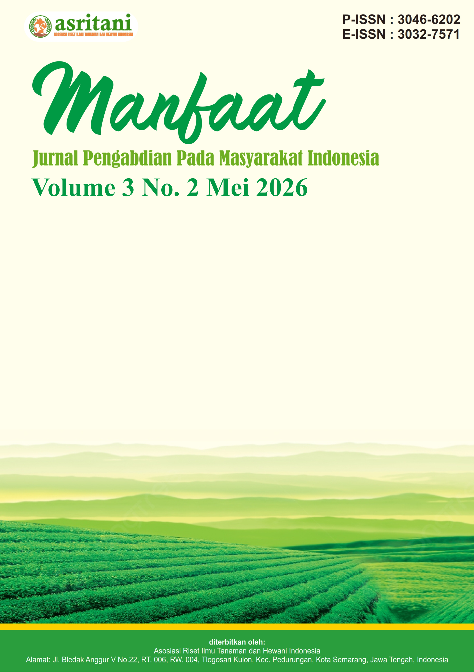 					View Vol. 3 No. 2 (2026): Mei: Manfaat : Jurnal Pengabdian Pada Masyarakat Indonesia
				